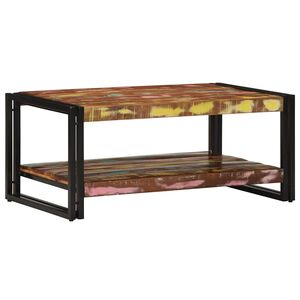vidaXL konsoles galdiņ&scaron;, 90x50x38 cm, pārstrādāts masīvkoks