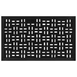 vidaXL durvju paklājs, taisnstūra forma, 45x75 cm, gumija