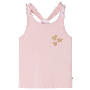 vidaXL Bērnu tops, gai&scaron;i rozā, 104