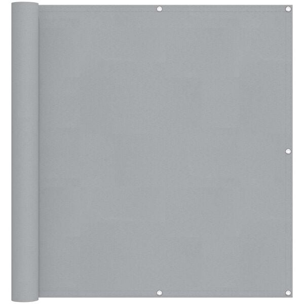 vidaXL Balkona ekrāns PU pārklāts Oksfords alu