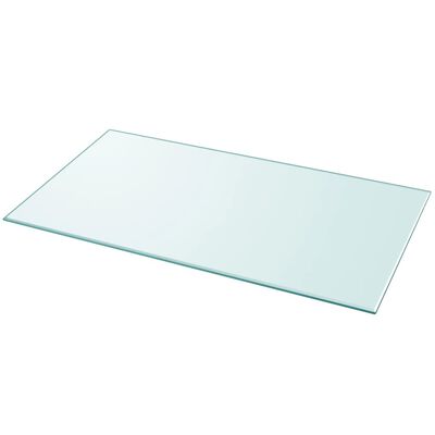 vidaXL galda virsma, 1200x650 mm, taisnstūraina, rūdīts stikls