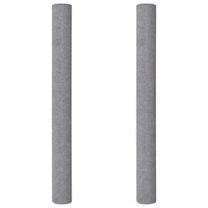 vidaXL neslīdo&scaron;as krāsotāja flīsa drānas, 2 gab., 5 m, 220 g/m&sup2;, pelēkas