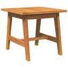 vidaXL Sānu galds Eļļa dabīgā 45 x 45 x 40 cm Cietā akācijas koks