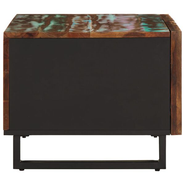 vidaXL kafijas galdiņ&scaron;, 80x51x40 cm, akācijas masīvkoks