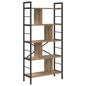 vidaXL Grāmatu plaukts 9 līmeņi 75 x 30 x 156 cm Inženierijas koks