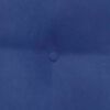 vidaXL Atpakaļ spilvens Policijas zila 45 x 24 x 50 cm Samts