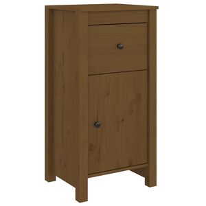 vidaXL kumode, medus brūna, 40x35x80 cm, priedes masīvkoks