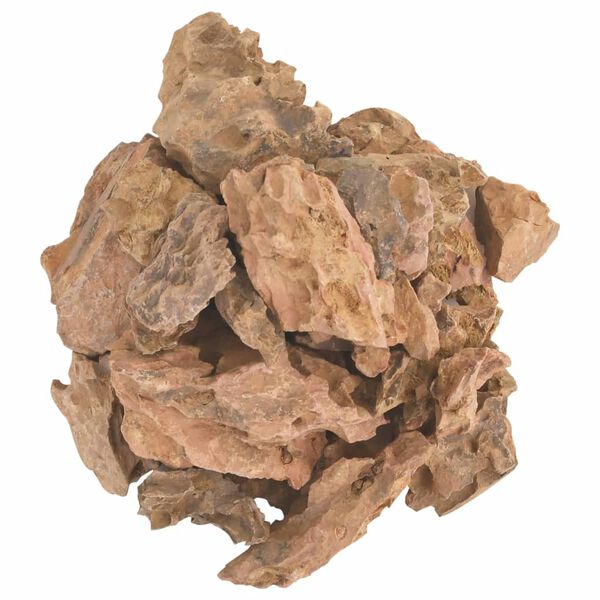 vidaXL lavas akmeņi, 25 kg, brūni, 1-10 cm