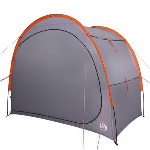 vidaXL mantu telts, pelēka, oranža, ūdensnecaurlaidīga