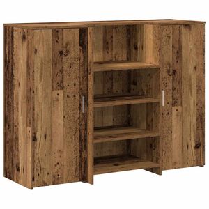vidaXL reģistratūra, veca koka, 135x50x103,5 cm, inženierijas koks