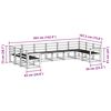 vidaXL Āra dīvānu komplekts 10 pcs Dabiska Cietā akācijas koks