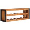 vidaXL Vīna plaukts Brūna 120 x 45 x 33 cm Cietā akācijas koks
