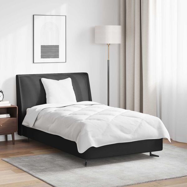 vidaXL Segas komplekts ar spilvenu 2 pcs Balts Mikro&scaron;ķiedra