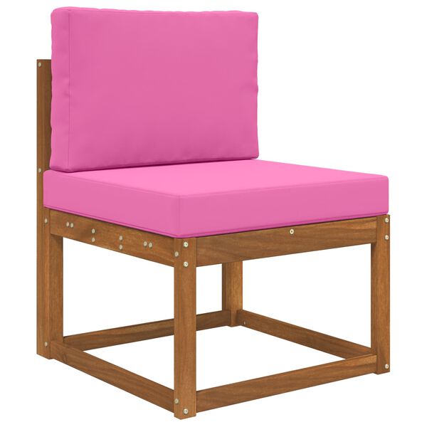 vidaXL Āra dīvāna spilvens 2 pcs Rozā Poliesters