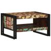 vidaXL daudzkrāsains kafijas galdiņ&scaron; 70x50x38 cm masīvkoks pārstrādāts