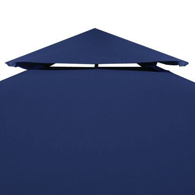 vidaXL nojumes jumta pārsegs, divdaļīgs, 310 g/m², 4x3 m, zils