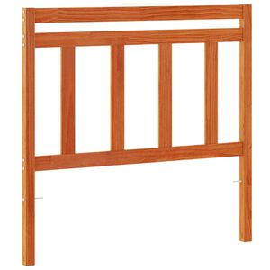 vidaXL galvgalis, vaska brūns, 100 cm, priedes masīvkoks