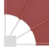 vidaXL saliekama balkona sānu markīze, sarkanbrūna, 160x240 cm