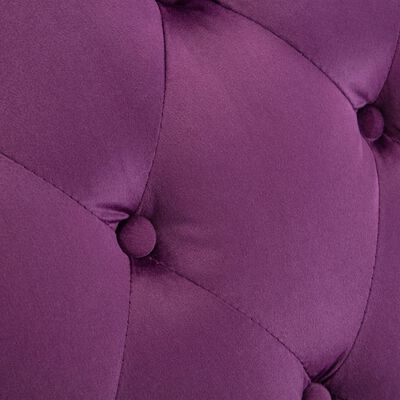 vidaXL atpūtas zvilnis, violets samts