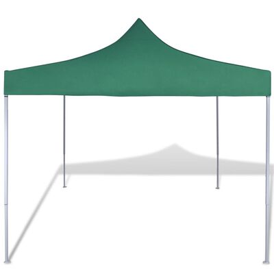 vidaXL saliekama telts, 3x3 m, zaļa