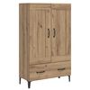 vidaXL Augstais skapītis Artisan Ozols 70 x 31 x 115 cm