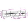 vidaXL Āra dīvānu komplekts 8 pcs Dabiska Cietā akācijas koks