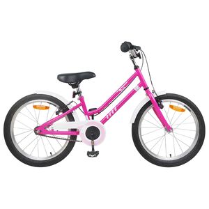 vidaXL Bērnu Velosipēds 24 Collas no 8 līdz 12 gadiem Rozā balta