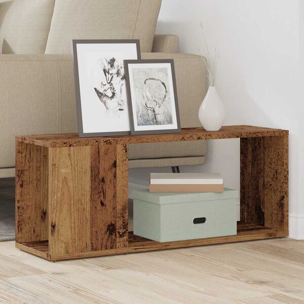 vidaXL TV skapis Old Wood 80x24x32cm Engineered Wood