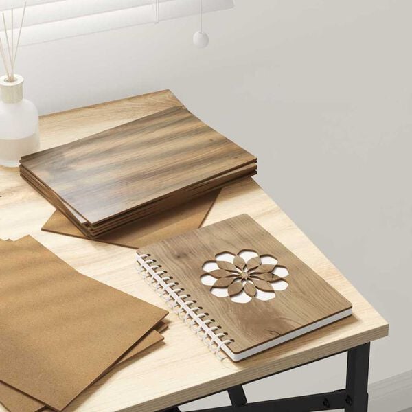 vidaXL Dekora Paneli 12 pcs amatnieku ozola 15 x 21 x 0.3 cm