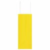 vidaXL papīra maisiņi 50 gab. ar rokturiem, dzelteni, 21x11x28 cm