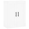 vidaXL augstais skapis, balts, 69,5x34x180 cm, inženierijas koks
