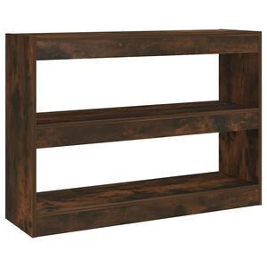 vidaXL grāmatu plaukts, aizslietnis, ozolkoka krāsa, 100x30x72 cm