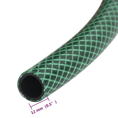 vidaXL baseina šļūtene, zaļa, 50 m, PVC