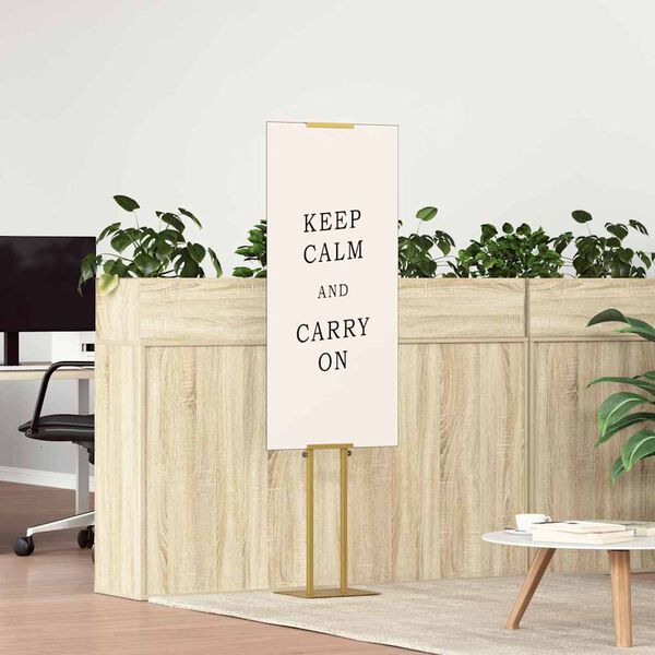 vidaXL Izstāžu stendi Zelts 30 x 24 x 214 cm Tērauds