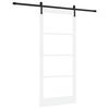 vidaXL Slīdo&scaron;ās durvis ORKDAL Balts 93 x 211 cm