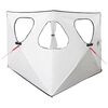 vidaXL Medību telts Gaismas necaurladējo&scaron;s balts 145 x 145 x 150 cm