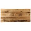 vidaXL galda virsma, 80x40x2,5 cm, neapstrādāts mango masīvkoks