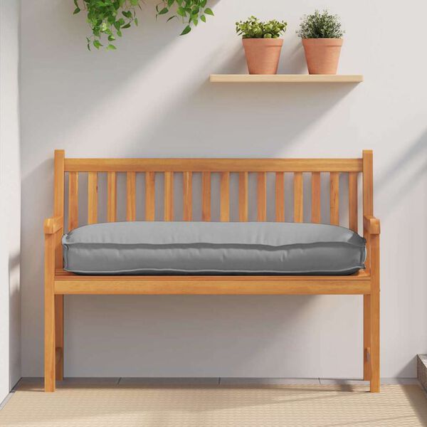 vidaXL Spilvens Pelēka 120 x 50 x 12 cm Oksforda audums