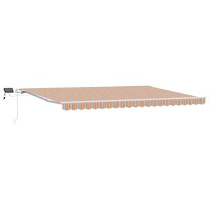vidaXL Nolokāms markīze Daudzkrāsains 500 &times; 350 cm Audums un alumīnijs