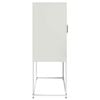 vidaXL Highboard White 68x39x107 cm Tērauds