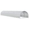 vidaXL Vistu kūts Sudraba 800 x 150 x 100 cm Cinkota tērauda