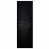 vidaXL Virtuves paklājs Galda piederumi Melna 180 x 60 cm Samts
