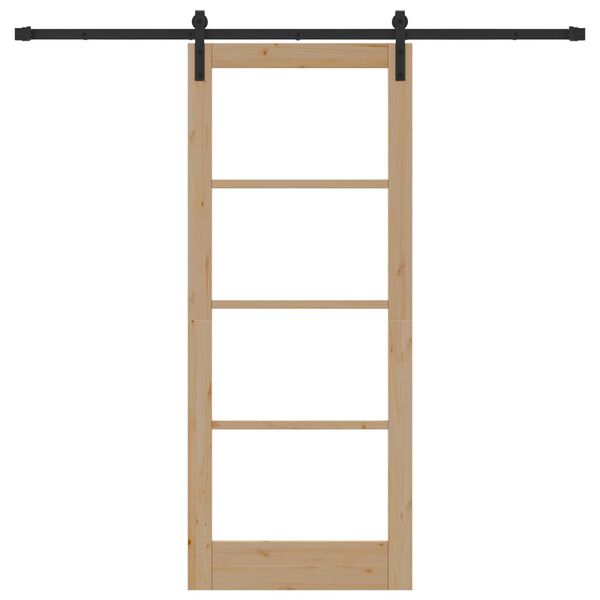 vidaXL Slīdo&scaron;ās durvis ORKDAL Dabiska 83 x 202 cm