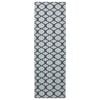 vidaXL Paklāja ceļ&scaron; ORIZ 1150 gsm Melna sieta raksts