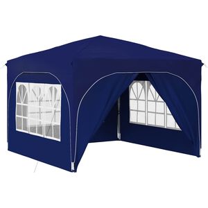 vidaXL Pop-up svinību teltis 290 x 290 x 245 cm Zila