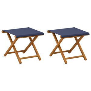 vidaXL Dīvāngalvs 2 pcs Cieta eikalipta koksne Zila