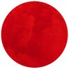 vidaXL paklājs HUARTE, īsa spalva, mīksts, mazgājams, sarkans, &Oslash; 200cm