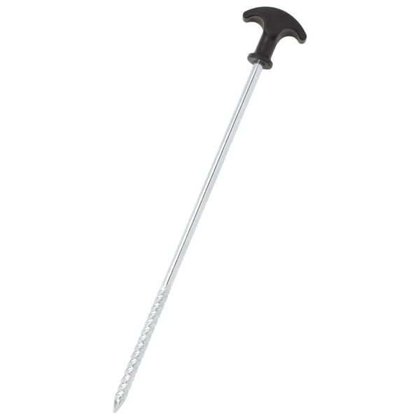 vidaXL telts mietiņi, 12 gab., 30 cm, &Oslash;7 mm, cinkots tērauds