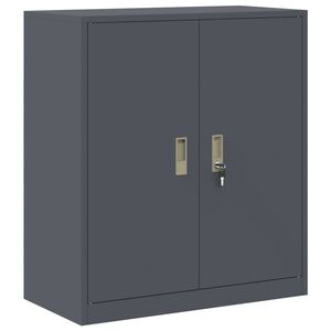 vidaXL Skapītis Antracīts 80 x 40 x 90 cm Tērauds