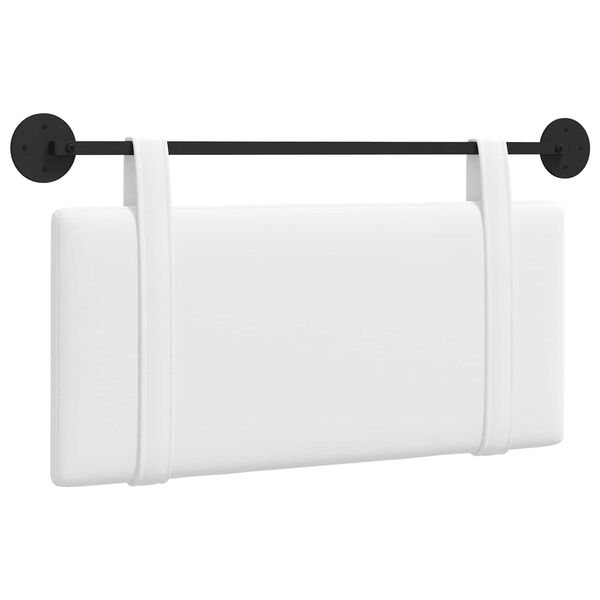 vidaXL Karājo&scaron;s galvgalis Vienkrāsains Balts 90 x 55 x 5 cm audums